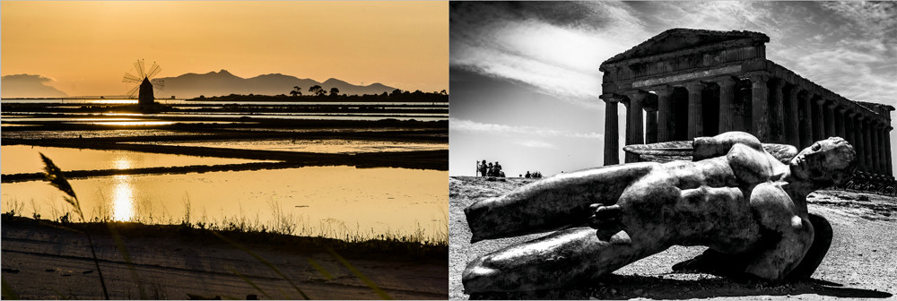 Pagina del fotolibro - Sicilia: salina di Marsala e Valle dei Templi